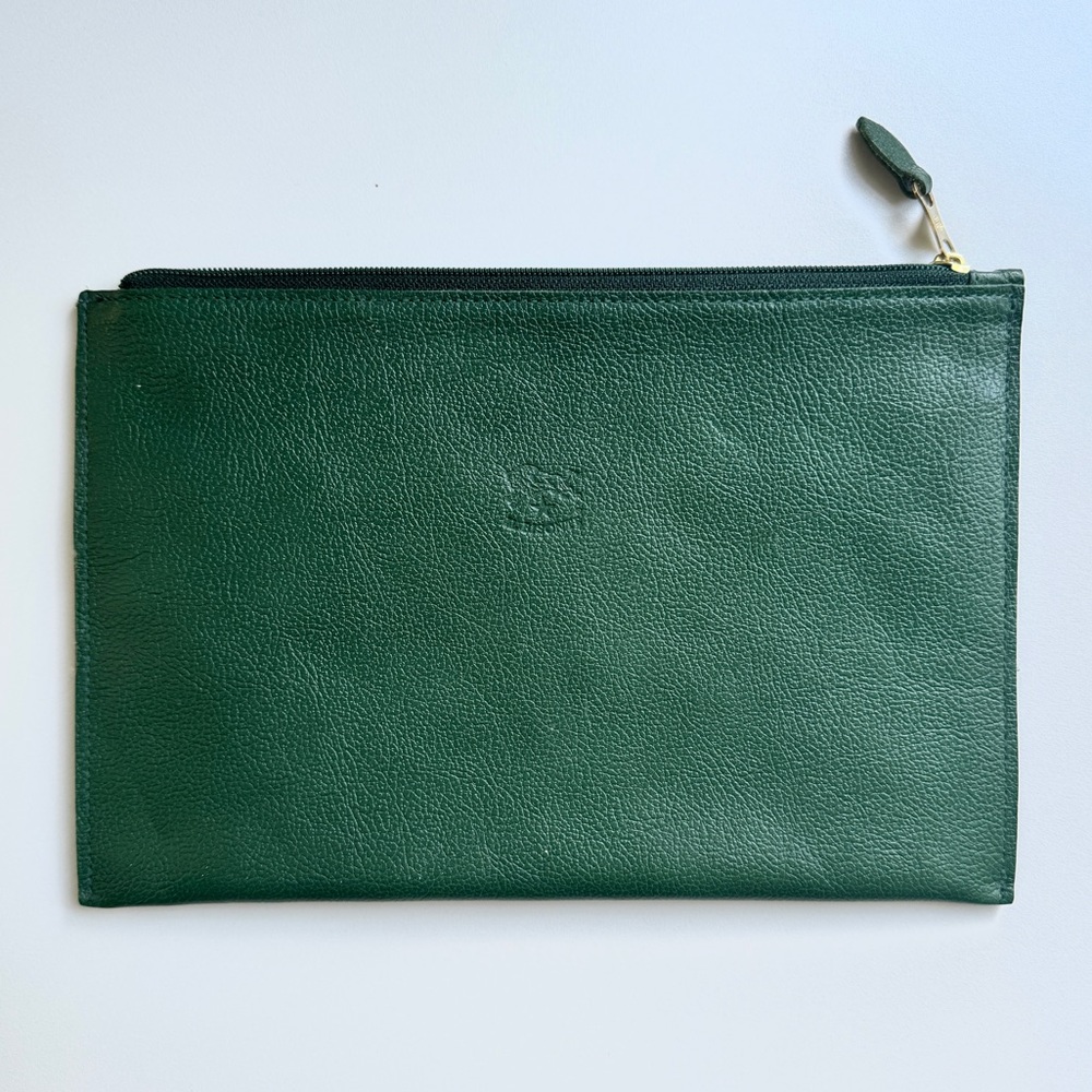 Il Bisonte Leather Clutch